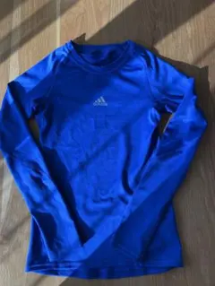 adidas TECHFIT インナーウェア 青 140