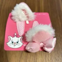 マリー 耳付きヘアピン　ディズニー