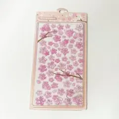 【数量限定】 シーズンセール 3D 立体シール さくら① 海外製品