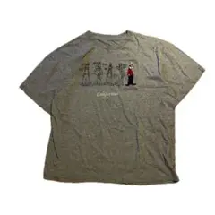 00s/Disney/XL/Tシャツ/グレー/美品/Vintage/アート