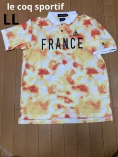 le coq sportif ゴルフ ポロシャツ LL ビタミンカラー