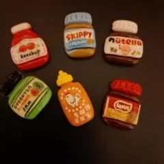 調味料ボトル型マグネット6点セット