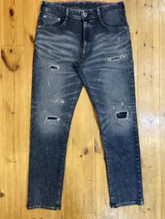 JERSEYS EDWIN ジャージーズ　ダメージ加工スリムフィットデニム