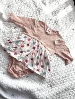 futafuta ペコちゃん　70cm ベビー　ロンパース　ピンク　女の子