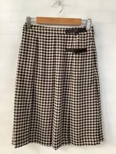 最終値下◎11.27A136P◎23区◎ひざ丈スカートプリーツスカート千鳥格子柄