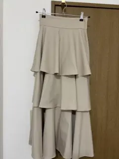 A'n MILLE ベージュ フレアスカート