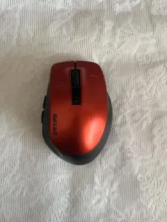 【BUFALO】赤黒・無線マウス（Bluetooth）