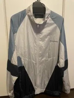 ジーナシス JEANASiS ナイロンジャケット 青✖️白✖️水色