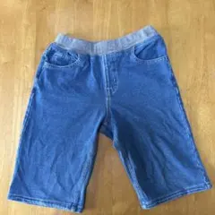 無印良品デニムブルー 半ズボン サイズ120