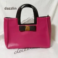 dazzlin ダズリン ピンク リボン付きハンドバッグ 中古 人気 オフィスのサムネイル