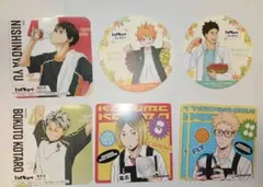 ハイキュー！！　コラボカフェ・スイパラコラボ　トレーディングコースター