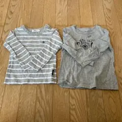 値下げ！POLO Baby ラルフローレン グレーロンT 2枚セット90cm