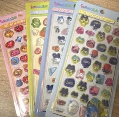 たまごっち　3Dステッカー　4種類セット　シール　海外