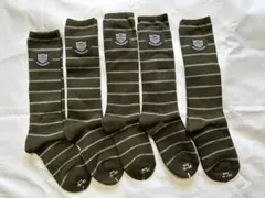 男の子 ハイソックス 19~20cm ボーダー 子ども服5足セット