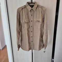 RRL Double RL ミリタリーシャツ ベージュ Mのサムネイル