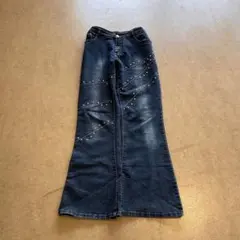 아카이브 디자인 flare denim y2k grunge