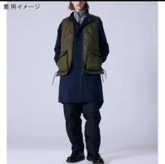 TAION キルティングベスト Lサイズ オリーブグリーン