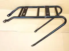 新品同様 リアキャリア スチール中空パイプ ブラック 20インチ車用 完成車外しのサムネイル