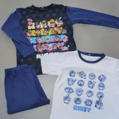 3点セット　星のカービィ　光るパジャマ　140cm 長袖　半袖