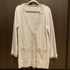 美品　Liala×PG リアラバイピージー　フリンジカーディガンのサムネイル