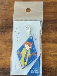 ディズニー　キラキラ連結キーホルダー　ズートピア ニック　限定商品