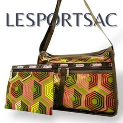 【希少】レスポートサック 幾何学模様 ショルダーバッグ　大人気　お得セット