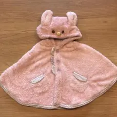 【美品】プティマイン　ベビーボアケープ　60-70cm