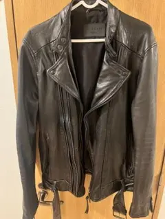 all saints レザージャケット size M