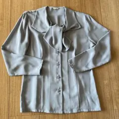 COMME CA DU MODE ブラウス　グレー