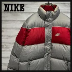【即完売モデル】ナイキ☆ワンポイント刺繍ロゴ　リバーシブルダウンジャケット