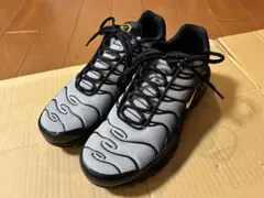 NIKE エアマックスプラス スニーカー グレー/ブラック/イエロー