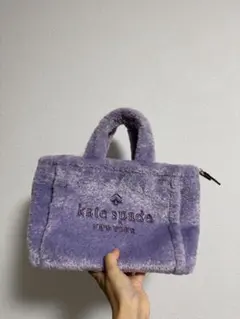kate spade レオパード柄 モーリーパープルトートバッグ - メルカリ