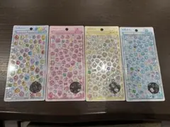 正規品　ボンボンドロップシールミニ　しずくちゃん4セット
