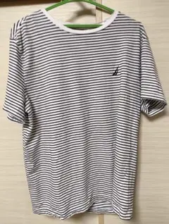 古着　NAUTICA ボーダー Tシャツ 半袖 サイズ　Lのサムネイル