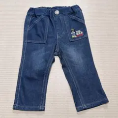 ミキハウス　DOUBLEB デニムズボン　80cm