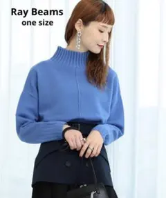⚪︎Ray Beams センターシーム ビッグ ハイネックニット