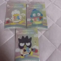 サンリオウエハース10いちご新聞ハンギョドン・バッドばつ丸・あひるのペックル
