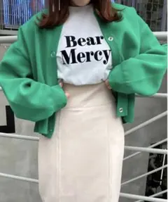 【INGNI】2WAYスナップボタンクロップドカーディガン