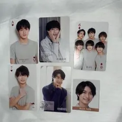 美少年 那須雄登 佐藤龍我 デタカ トランプ プロフィールカード