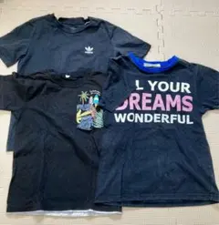 アディダス他 半袖Tシャツ 3枚セット まとめ売り キッズ
