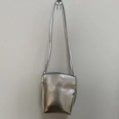 GLOBALWORK　ショルダーバッグ　シルバー