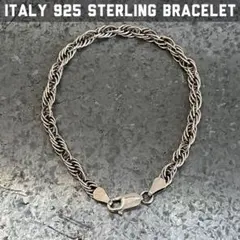 ITALY ビンテージ シルバー925 モザイク ブレスレット