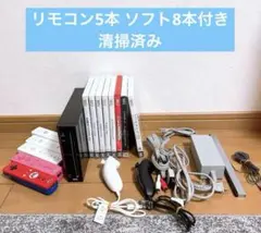 任天堂Wii本体セットソフト8本付きマリオカート　バイオハザード