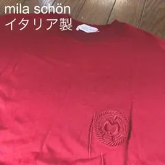 used  イタリア製  mila schön 胸刺繍ロゴ 丸首半袖Tシャツのサムネイル