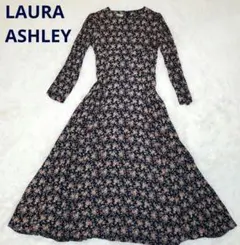 【美品】LAURA ASHLEY　ワンピース　大きいサイズ　花柄　英国製