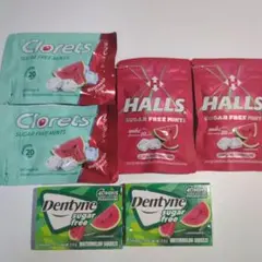 タイ限定 すいか味 ミント タブレット 詰め合わせ クロレッツ ホールズ ・