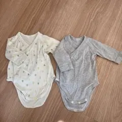 UNIQLO ベビー肌着 60cm ロンパース２枚セット