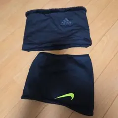 adidasとNikeのキッズネックウォーマーセット
