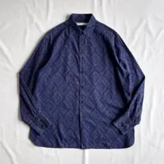 90s PERRY ELLIS geometric pattern shirtのサムネイル