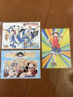 ONE PIECE ビジュアルアート ファイル 2012 2枚セット カードダス